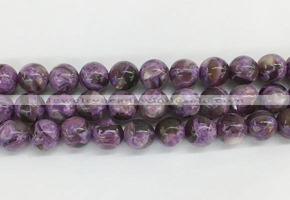 LPBS09 15 inches 12mm round purple Lepidolite beads wholesale