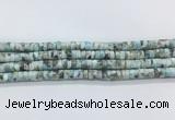 LRBS18 15 inches 4*7mm heishi larimar gemstone beads wholesale