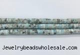 LRBS19 15 inches 4*8mm heishi larimar gemstone beads wholesale