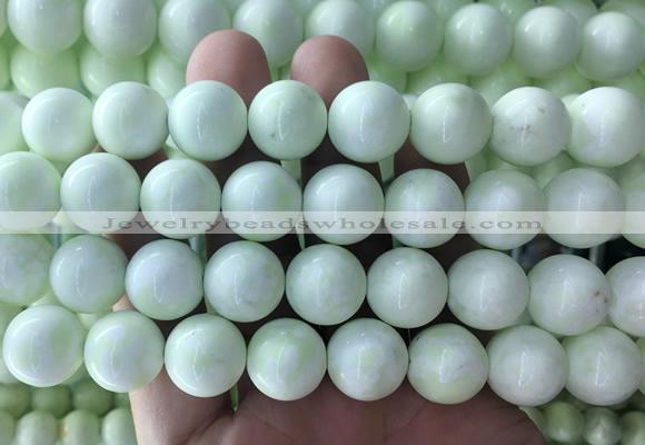 LSBS1009 15 inches 16mm round lemon turquoise gemstone beads wholesale