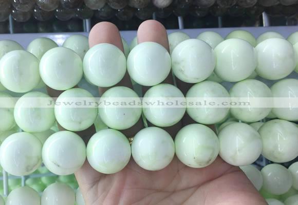 LSBS1011 15 inches 20mm round lemon turquoise gemstone beads wholesale