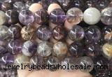 LSBS102 15 inches 16mm round purple phantom quartz beads wholesale