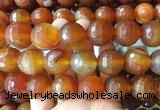 LSBS153 15 inches 20mm faceted round agate gemstone beads wholesale