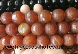 LSBS154 15 inches 20mm faceted round agate gemstone beads wholesale
