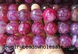 LSBS155 15 inches 20mm faceted round agate gemstone beads wholesale