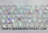 LSBS157 15 inches 16mm round synthetic moonstone gemstone beads wholesale