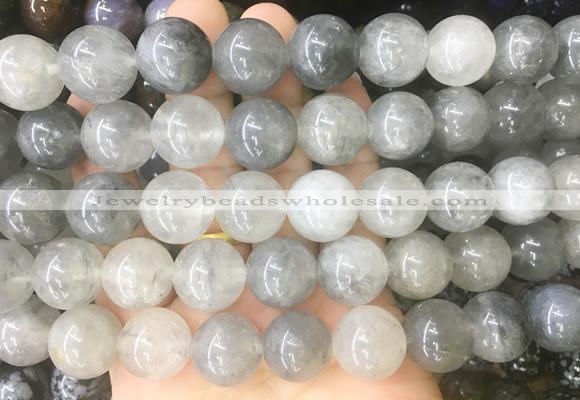 LSBS200 15 inches 16mm round cloudy quartz gemstone beads wholesale