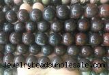 LSBS208 15 inches 16mm round brecciated jasper gemstone beads wholesale