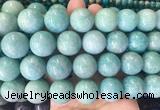 LSBS228 15 inches 20mm round amazonite gemstone beads wholesale