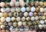 LSBS229 15 inches 14mm round ocean jasper gemstone beads wholesale
