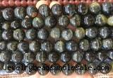 LSBS231 15 inches 14mm round blue tiger eye gemstone beads wholesale