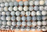LSBS233 15 inches 14mm round aquamarine gemstone beads wholesale