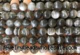LSBS235 15 inches 14mm round black sunstone gemstone beads wholesale
