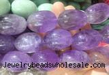 LSBS252 7.5 inches 22*30mm - 25*35mm nuggets amethyst gemstone beads wholesale