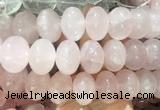 LSBS255 15 inches 20*28mm - 22*30mm rondelle rose quartz gemstone beads wholesale