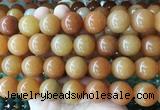 LSBS261 15 inches 18mm round red aventurine gemstone beads wholesale