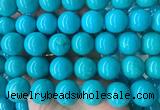 LSBS269 15 inches 20mm round blue howlite turquoise gemstone beads wholesale
