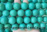 LSBS276 15 inches 20mm round green howlite turquoise gemstone beads wholesale