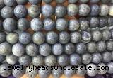 LSBS288 15 inches 14mm round blue coral gemstone beads wholesale