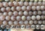 LSBS310 15 inches 16mm round strawberry quartz gemstone beads wholesale
