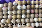 LSBS311 15 inches 16mm round ocean jasper gemstone beads wholesale
