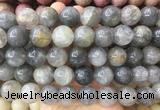 LSBS318 15 inches 18mm round cloudy quartz gemstone beads wholesale