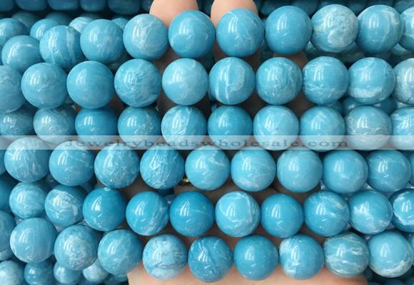LSBS345 15 inches 14mm round blue sky stone beads wholesale