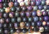 LSBS400 15 inches 14mm round imitation sugilite gemstone beads wholesale