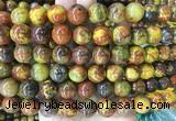 LSBS403 15 inches 14mm round colorful pietersite gemstone beads wholesale