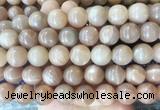 LSBS41 15 inches 16mm round moonstone gemstone beads wholesale