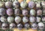 LSBS413 15 inches 22mm round lilac jasper gemstone beads wholesale