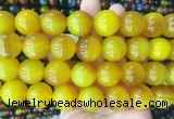 LSBS427 15 inches 20mm round agate gemstone beads wholesale