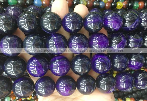 LSBS433 15 inches 20mm round agate gemstone beads wholesale