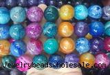 LSBS439 15 inches 20mm round agate gemstone beads wholesale