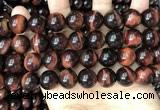 LSBS44 15 inches 16mm round red tiger eye gemstone beads wholesale