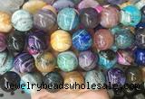 LSBS440 15 inches 20mm round agate gemstone beads wholesale