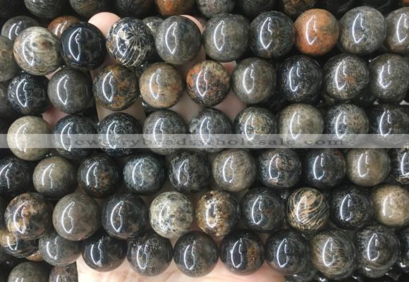 LSBS444 15 inches 16mm round chrysanthemum agate beads wholesale