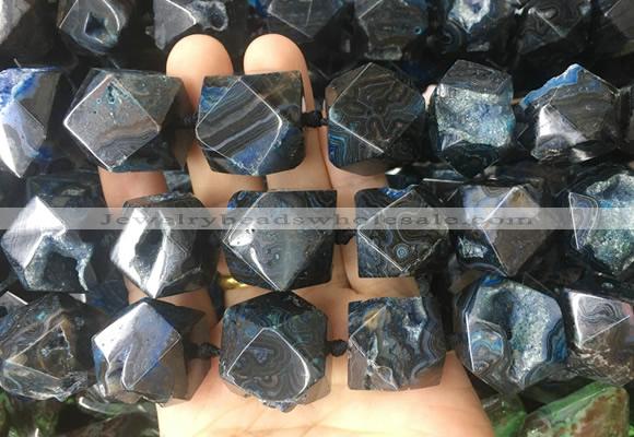 LSBS448 15 inches 14*16mm - 20*22mm nuggets crazy lace agate beads wholesale