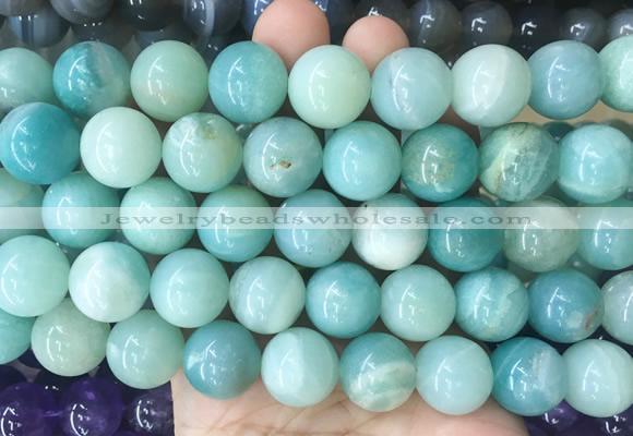 LSBS463 15 inches 16mm round amazonite gemstone beads wholesale