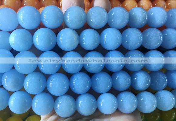 LSBS480 15 inches 16mm round candy jade gemstone beads wholesale