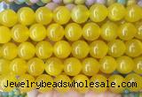 LSBS494 15 inches 16mm round candy jade gemstone beads wholesale