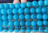 LSBS495 15 inches 16mm round candy jade gemstone beads wholesale