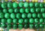 LSBS497 15 inches 16mm round candy jade gemstone beads wholesale