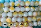 LSBS501 15 inches 16mm round candy jade gemstone beads wholesale