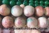 LSBS543 15 inches 30mm round malaysian jade gemstone beads wholesale