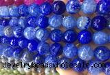 LSBS549 15 inches 16mm faceted round agate gemstone beads wholesale