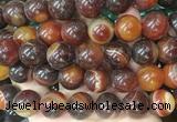 LSBS558 15 inches 18mm round agate gemstone beads wholesale