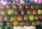 LSBS559 15 inches 18mm round agate gemstone beads wholesale
