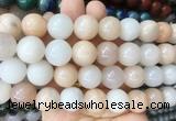 LSBS56 15 inches 16mm round pink aventurine gemstone beads wholesale