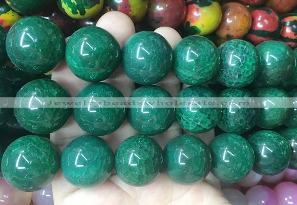 LSBS590 15 inches 20mm round agate gemstone beads wholesale